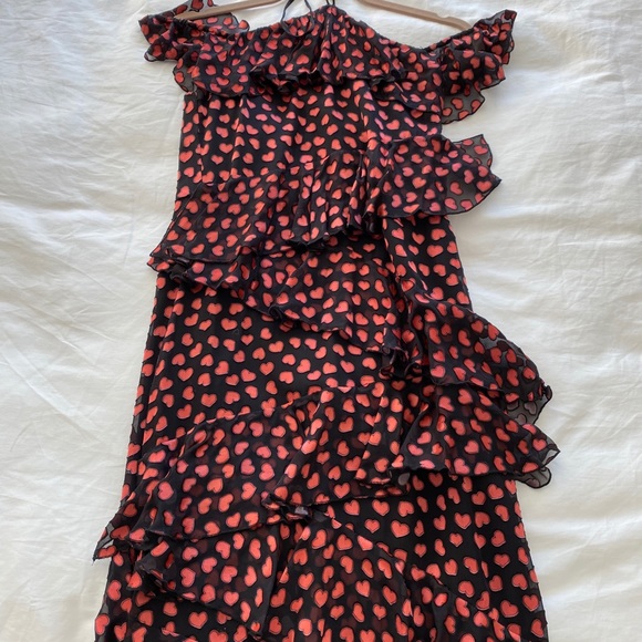 Alice and Olivia Heart Ruffle Dress - Picture 5 of 5